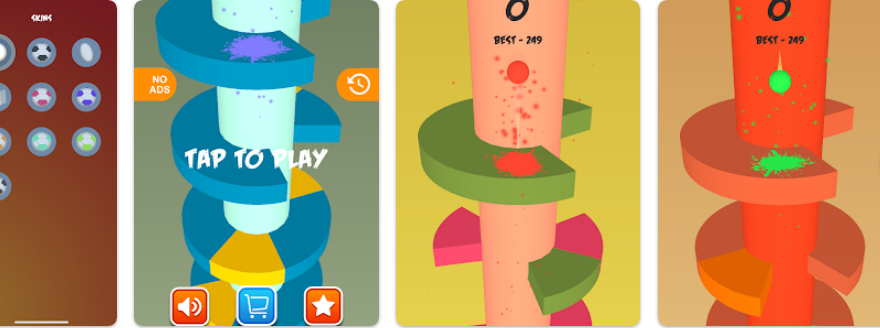 Helix Halloween Ball Jump【游戏代码】