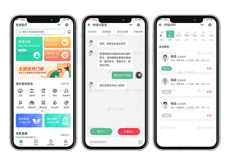 智慧医院系统源码|在线问诊主体情况