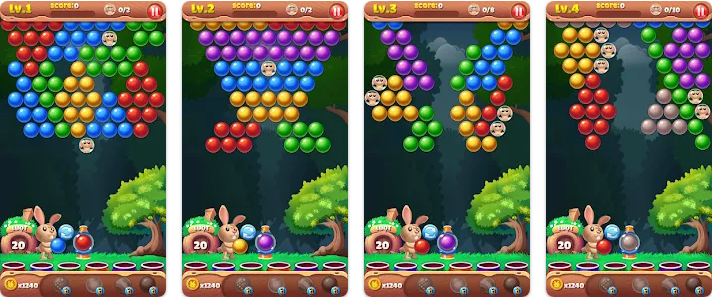 Bubble Bunny – Bubble Shooter【游戏代码】