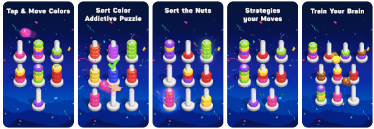 Nuts & Bolts - Puzzle Sort【游戏代码】