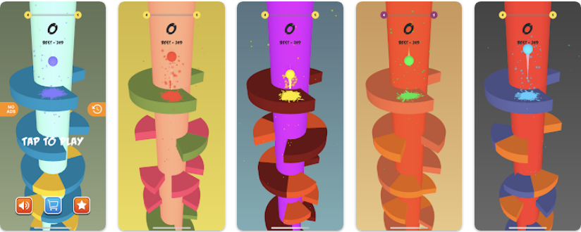 Helix Halloween Ball Jump【游戏代码】