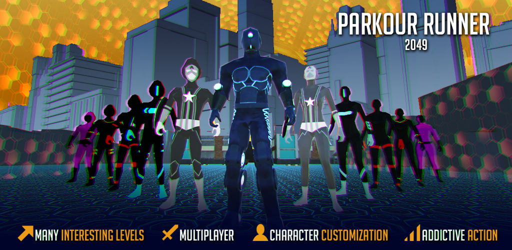 Parkour Robot Race Runner 2049 – PvP Multiplayer【游戏代码】