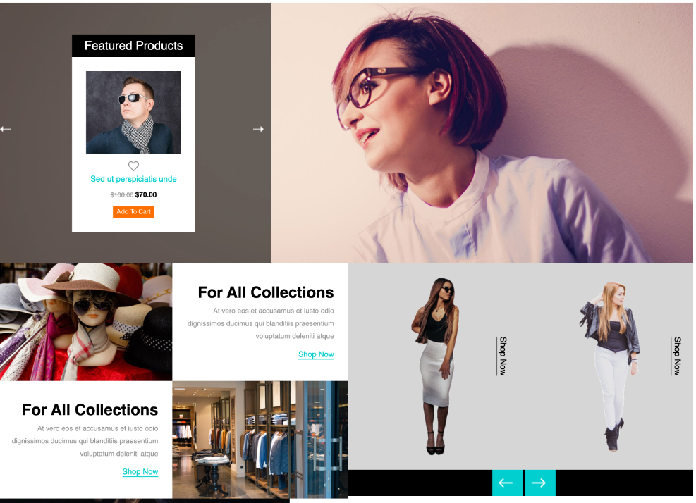 nunuo服装商城HTML模板源码