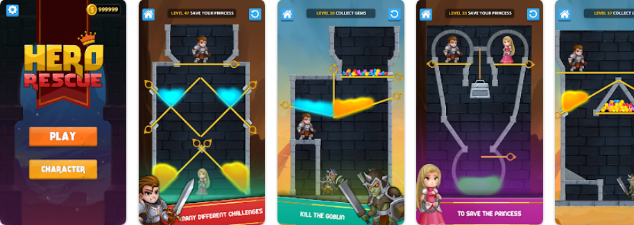 Hero Rescue: Puzzles and Conquest【游戏代码】