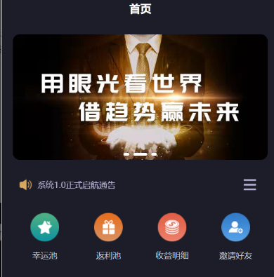 IPFS算力矿机/usdt排单众筹系统/usdt理财分红系统