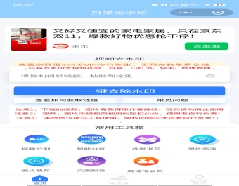 短视频去水印微信小程序源码+后端源码