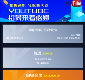 国际版多语言点赞抖音分享点赞任务平台源码(九种语言)/附带VUE