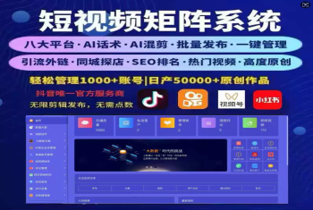 短视频SEO矩阵系统