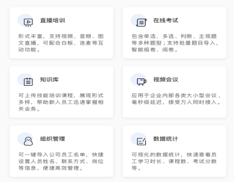 企业培训系统源码丨公司内训在线教育题库app丨机构视频学习会议技能培训考试答题平台