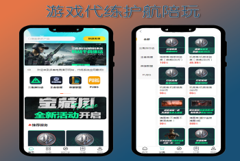 全新V3.0代练护航陪玩系统源码/三角洲护航/游戏陪玩代练/陪玩点单下单