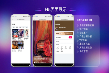【短剧源码】安卓APP抖微快小程序H5短剧源码短剧微短剧全开源无加密源码交付多开SAAS版